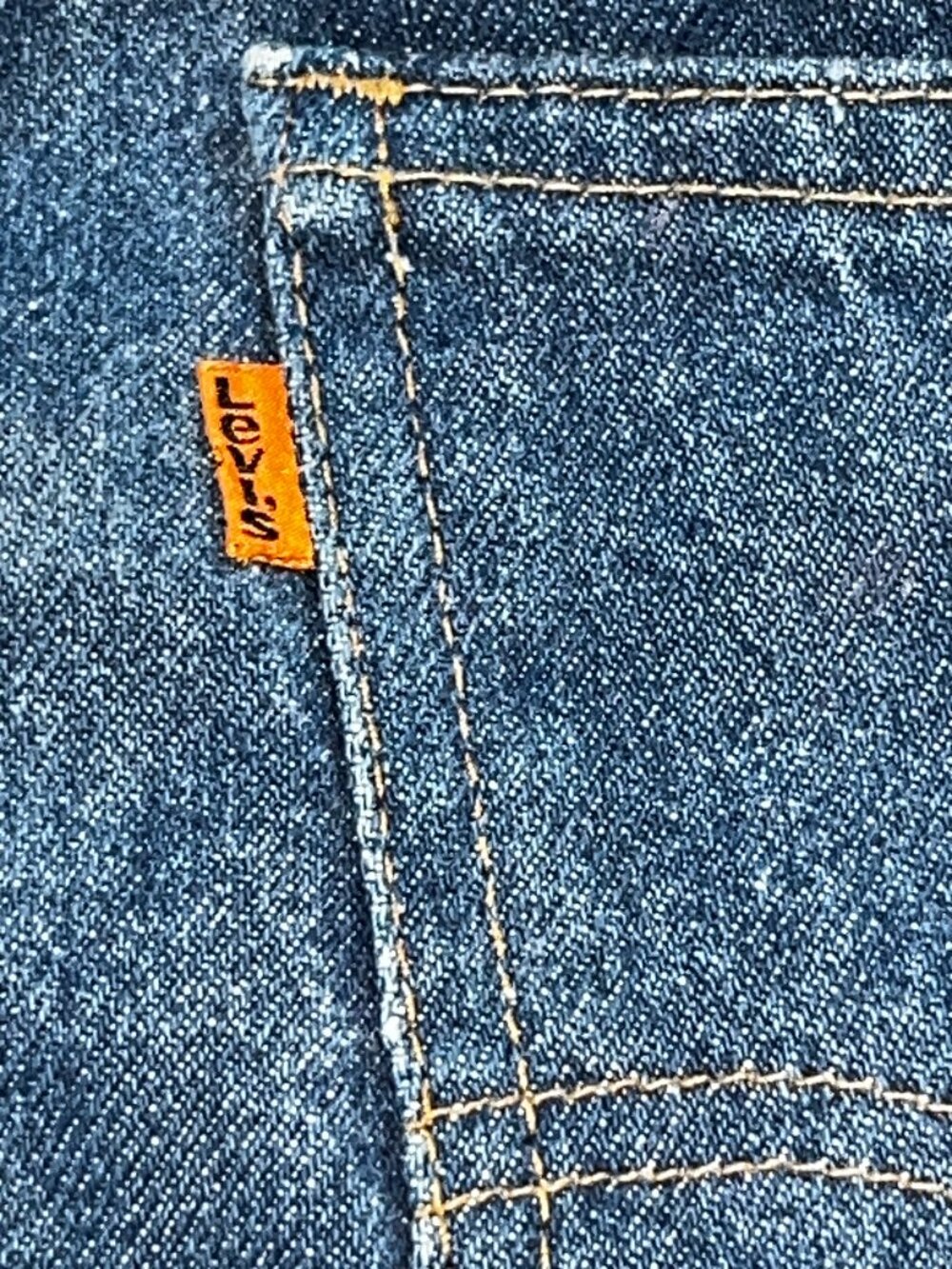 Reformation x Levi’s Upcycled Repurposed Vintage 60's 70's Orange Tab Jeans 25